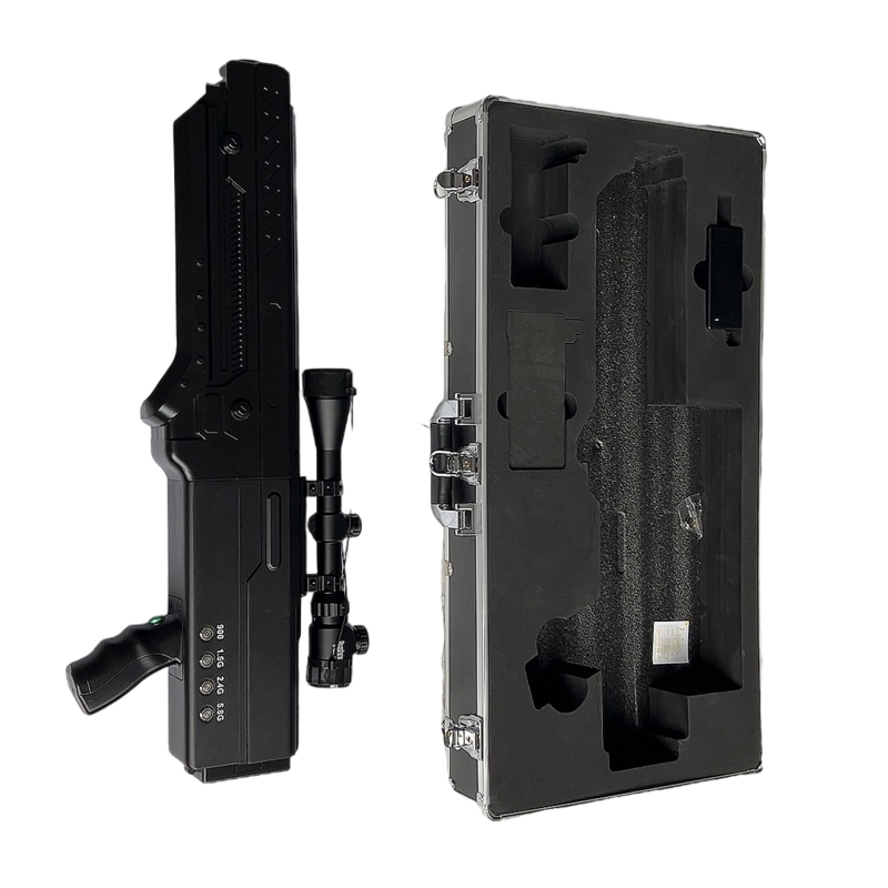  榆社手持便携式枪型低空防御反制四通道A型